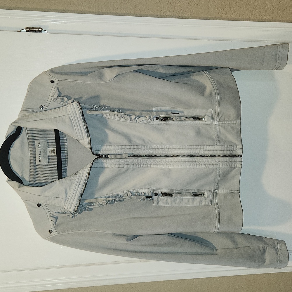 Anthropologie Marrakech Ruffled Jacket XL